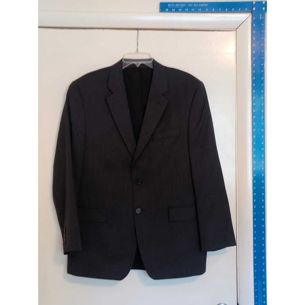 VTG Lauren Ralph Lauren Wool Gray Sport Coat SZ 42R Mens Blazer Jacket 2 Button